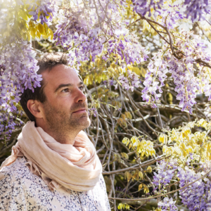Jenny Aves Pure Linen Scarf in Dawn